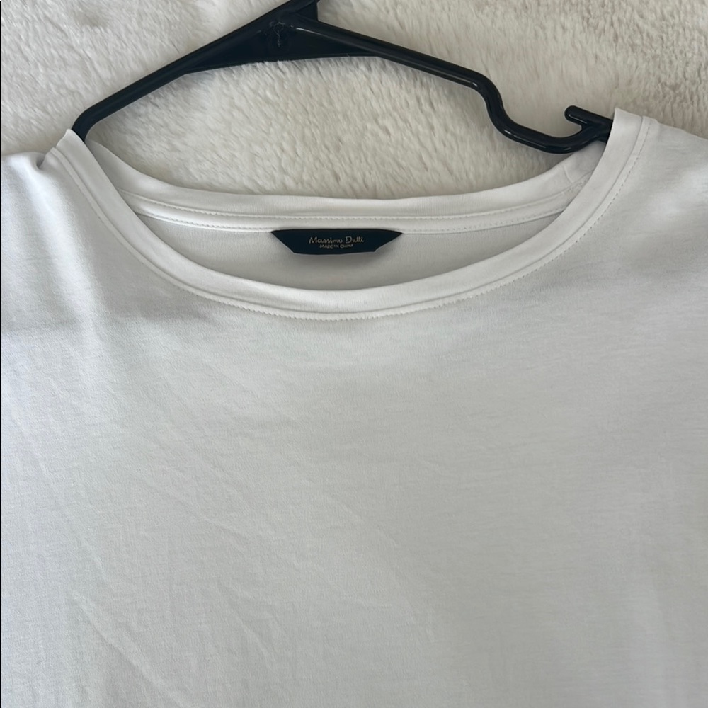 Massimo Dutti White T-Shirt